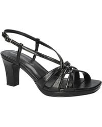 Easy Street - Valorie Square Toe Platform Sandals - Lyst