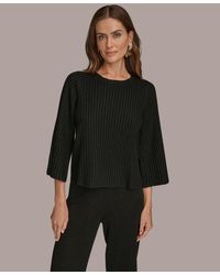 Donna Karan - Micro Sequin Embellished Sweater - Lyst