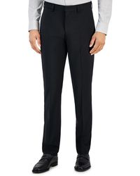 BOSS - By Boss Modern-fit Solid Wool Blend Suit Trousers - Lyst