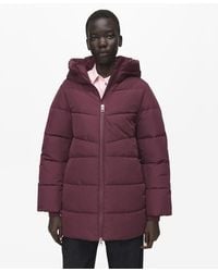 Mango - Hood Puffer Coat - Lyst