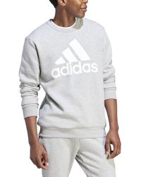 adidas - Essentials Fleece Big Logo Sweatshirt - Lyst
