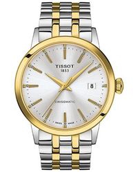 Tissot - Swiss Automatic Classic Dream Two-tone Stainless Steel Bracelet Watch 42mm - Lyst