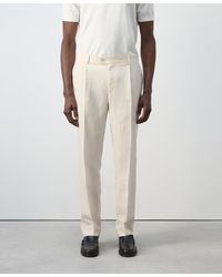 Mango - Regular-fit Lyocell-linen-blend Pants - Lyst