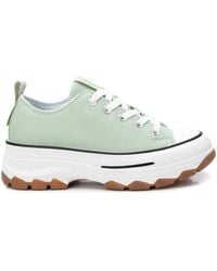 Xti - Lace-up Canvas Sneakers Refresh Collection By - Lyst