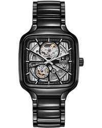 Rado - Swiss Automatic True Square High Tech Ceramic Bracelet Watch 38mm - Lyst