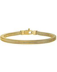 Bulova - Gold Plated Bracelet - Lyst