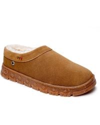 Minnetonka - Neva Suede Clog Slippers - Lyst
