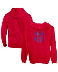 1863fc - Barcelona Mono Badge Fleece Pullover Hoodie - Lyst
