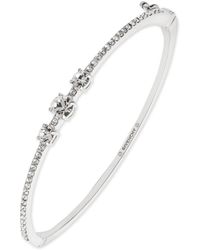 Givenchy - Silk Crystal Stone Gold-tone Bangle Bracelet - Lyst