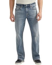 Silver Jeans Co. - Zac Relaxed Fit Straight Leg Jeans - Lyst
