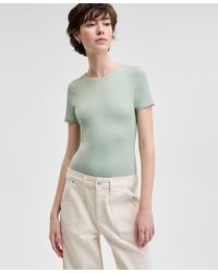 And Now This - Double-layered Crewneck Bodysuit - Lyst