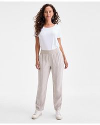 Style & Co. - Mid-rise Pull On Straight-leg Ankle Pants - Lyst