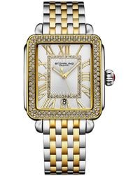 Stuhrling - S Vivreluxe 34mm Rectangle Quartz Watch - Lyst