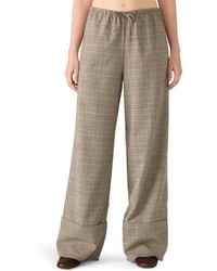 Steve Madden - Idra Plaid Detail Pull-on Pants - Lyst