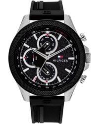 Tommy Hilfiger - Multifunction Silicone Watch 46mm - Lyst