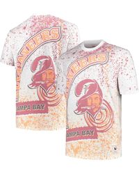 Mitchell & Ness - Tampa Bay Buccaneers Big And Tall Allover Print T-shirt - Lyst