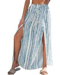 CUPSHE - Treasure Trove Abstract Cover-up Pants - Lyst