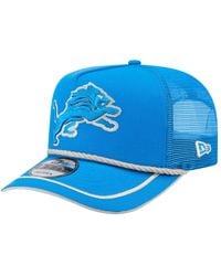 KTZ - Detroit Lions Vintage Team Rope A-frame Trucker 9fifty Snapback Hat - Lyst
