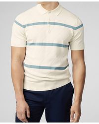 Ben Sherman - Argyle Stripe Polo Shirt - Lyst