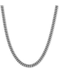 Macy's - Cuban Link 24" Chain Necklace - Lyst