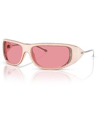 DIESEL - Oval Sunglasses - Lyst