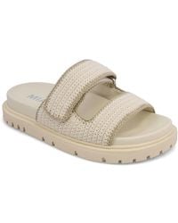 MIA - Gabri Double Strap Slip-on Slide Sandals - Lyst