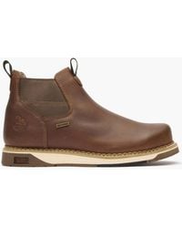 Georgia Boot - Amp Lt Wedge Steel Toe Waterproof Chelsea Work Boot - Lyst