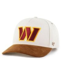 '47 - Carhartt X '47 /brown Washington Commanders Undyed Relaxed Hitch Adjustable Hat - Lyst