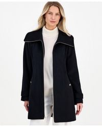 Michael Kors - Michael Collared Zip-front Coat - Lyst