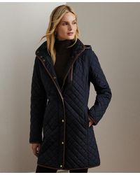 Ralph Lauren - Hooded Quilted Coat - Lyst