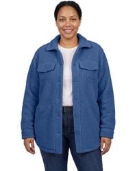 Woman Within - Within Berber Button-front Jacket - Lyst