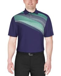 PGA TOUR - Golf Bag Graphic Regular Fit Polo Shirt - Lyst