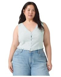 Levi's - Teagan Mini Eyelet Blouse - Lyst