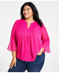 Style & Co. - Plus Size Pintuck Blouse - Lyst