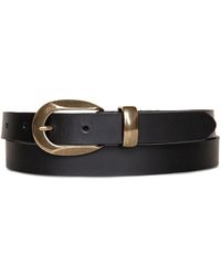Lucky Brand - Metal Loop Leather Pant Belt - Lyst