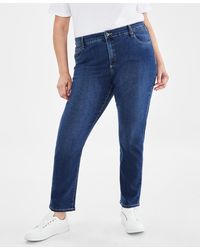 Style & Co. - Plus Size High-rise Straight-leg Jeans - Lyst