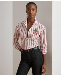 Ralph Lauren - Relaxed Fit Striped Shirt P Xs Xxl - Lyst