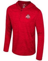 Colosseum Athletics - Ohio State Buckeyes Always Sunny Lightweight Quarter-zip Hoodie - Lyst