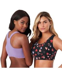 Comfort Choice - Plus Size Wireless Sport Bra 2-pack - Lyst