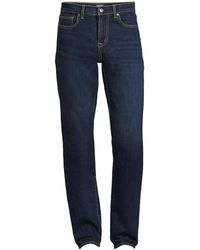 Lands' End - Recover 5 Pocket Traditional Fit Comfort Waist Denim Jeans - Lyst