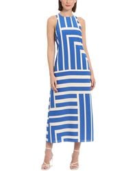 Donna Morgan - Striped Sleeveless Maxi Dress - Lyst