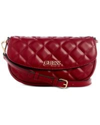 Guess - Tinsley Small Quilted Flap Shoulder Bag - Lyst
