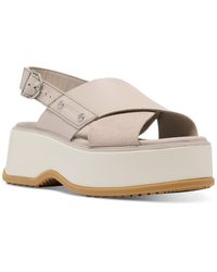 Sorel - Dayspring Crisscross Platform Sandals - Lyst