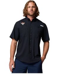 Columbia - Texas Longhorns Tamiami Omni-shade Button-down Shirt - Lyst