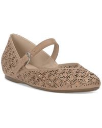 Lucky Brand - Cyrena Eyelet Mary Jane Ballet Flats - Lyst