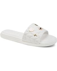 KARL LAGERFELD - Carenza Macaron Slide Flat Sandals - Lyst