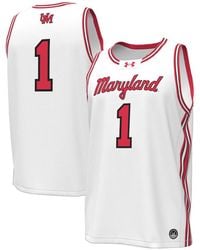 Under Armour - #1 Maryland Terrapins Throwback Replica Basketball Jersey - Lyst