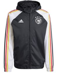 adidas - Germany National Team Dna Raglan Full-zip Windbreaker Jacket - Lyst
