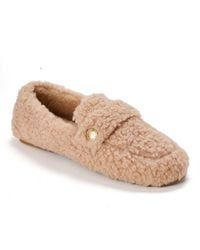Dearfoams - Madeline Luxe Teddy Loafer Slipper - Lyst