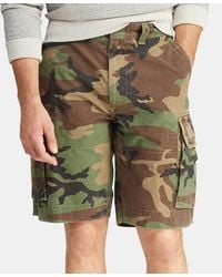 Polo Ralph Lauren - Big & Tall Relaxed Fit 10" Camouflage Cotton Cargo Shorts - Lyst